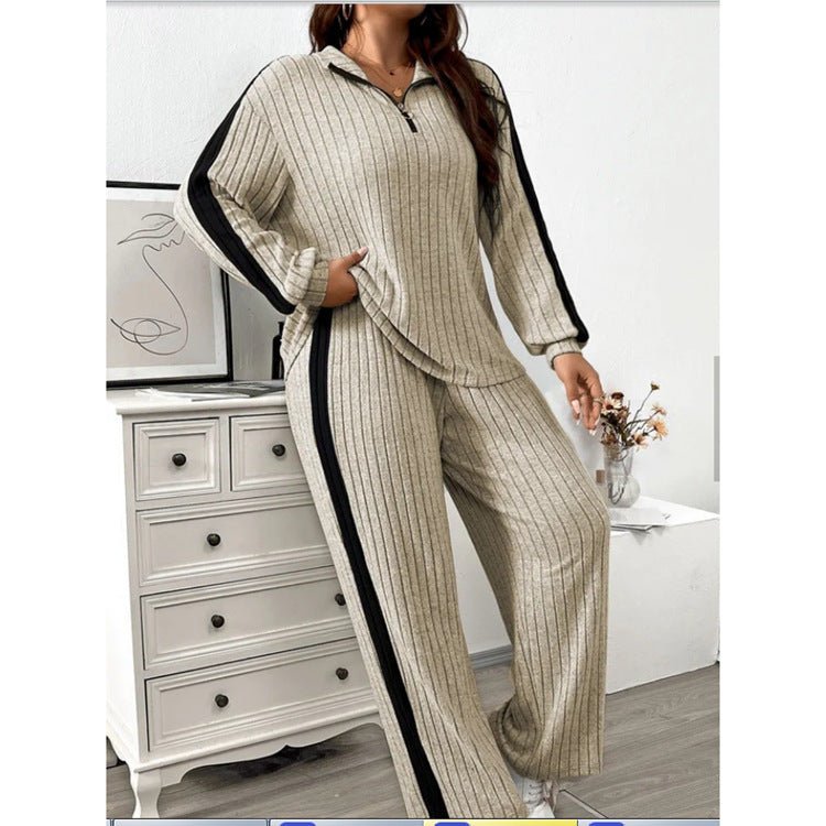 Ensemble décontracté : Pull et pantalon large femme - ModeVogue