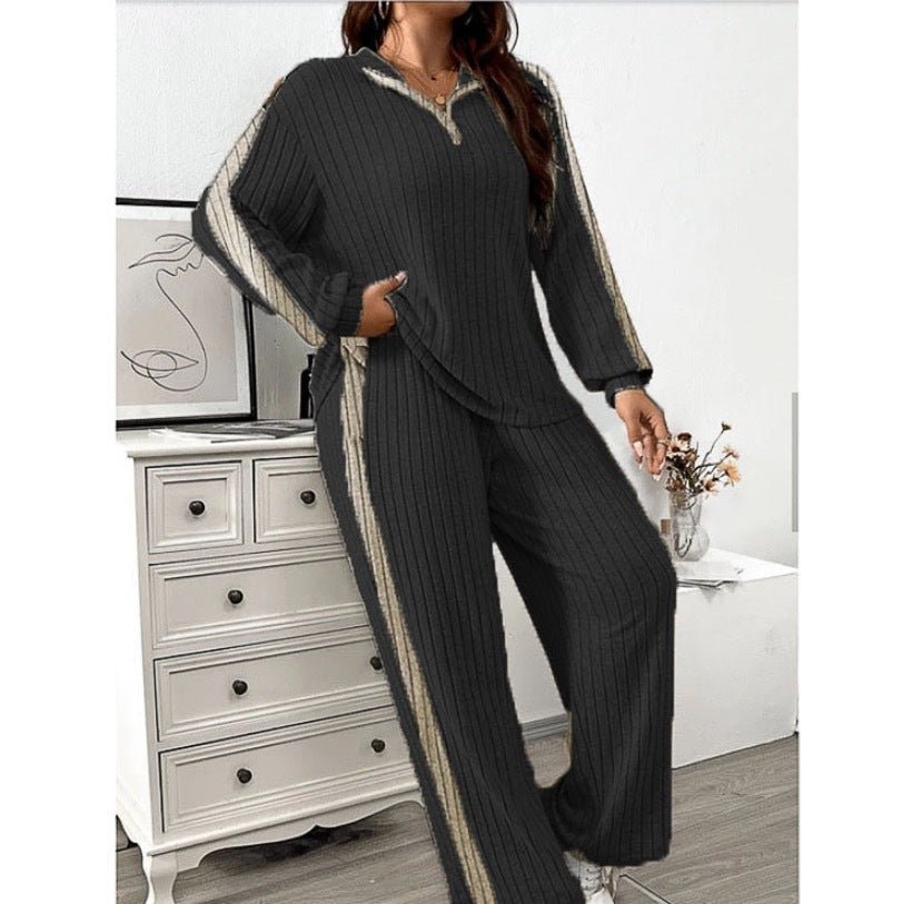 Ensemble décontracté : Pull et pantalon large femme - ModeVogue
