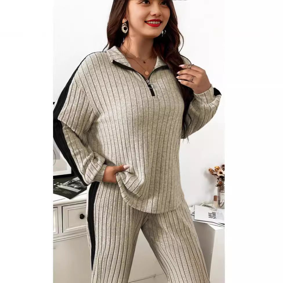 Ensemble décontracté : Pull et pantalon large femme - ModeVogue