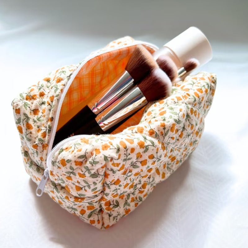 Trousse de Maquillage Fleurie Parfaite pour Vos Déplacements - ModeVogue