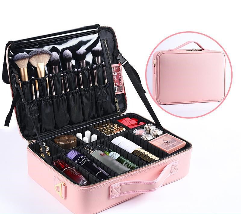 Trousse de Maquillage pour Femme Boîte de Rangement Beauté - ModeVogue